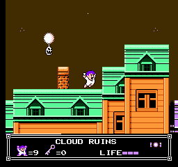 Soluce de Little Nemo Dream Master sur Nes : Niveau 6 - Cloud Ruins