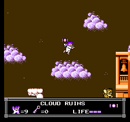Soluce de Little Nemo Dream Master sur Nes : Niveau 6 - Cloud Ruins