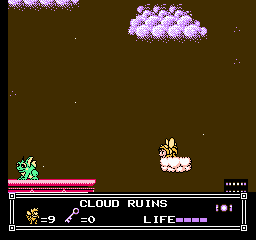 Soluce de Little Nemo Dream Master sur Nes : Niveau 6 - Cloud Ruins