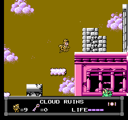 Soluce de Little Nemo Dream Master sur Nes : Niveau 6 - Cloud Ruins