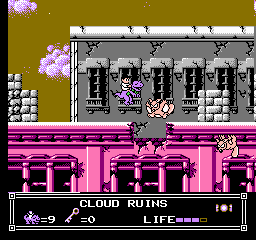 Soluce de Little Nemo Dream Master sur Nes : Niveau 6 - Cloud Ruins