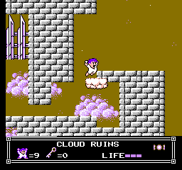 Soluce de Little Nemo Dream Master sur Nes : Niveau 6 - Cloud Ruins