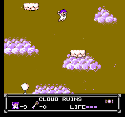 Soluce de Little Nemo Dream Master sur Nes : Niveau 6 - Cloud Ruins