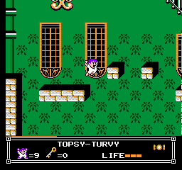 Soluce de Little Nemo Dream Master sur Nes : Niveau 7 - Topsy Turvy