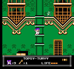 Soluce de Little Nemo Dream Master sur Nes : Niveau 7 - Topsy Turvy