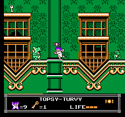 Soluce de Little Nemo Dream Master sur Nes : Niveau 7 - Topsy Turvy