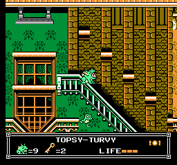 Soluce de Little Nemo Dream Master sur Nes : Niveau 7 - Topsy Turvy