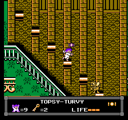 Soluce de Little Nemo Dream Master sur Nes : Niveau 7 - Topsy Turvy