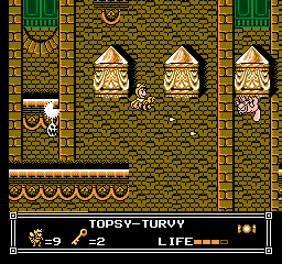 Soluce de Little Nemo Dream Master sur Nes : Niveau 7 - Topsy Turvy
