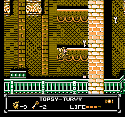 Soluce de Little Nemo Dream Master sur Nes : Niveau 7 - Topsy Turvy