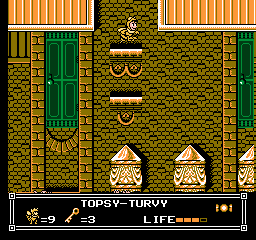 Soluce de Little Nemo Dream Master sur Nes : Niveau 7 - Topsy Turvy