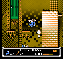 Soluce de Little Nemo Dream Master sur Nes : Niveau 7 - Topsy Turvy