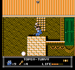 Soluce de Little Nemo Dream Master sur Nes : Niveau 7 - Topsy Turvy
