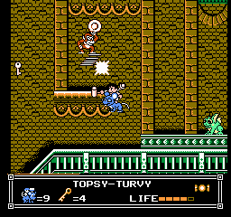 Soluce de Little Nemo Dream Master sur Nes : Niveau 7 - Topsy Turvy