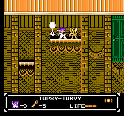 Soluce de Little Nemo Dream Master sur Nes : Niveau 7 - Topsy Turvy