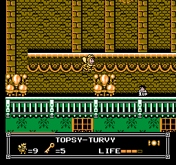 Soluce de Little Nemo Dream Master sur Nes : Niveau 7 - Topsy Turvy