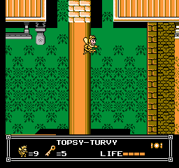 Soluce de Little Nemo Dream Master sur Nes : Niveau 7 - Topsy Turvy