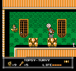 Soluce de Little Nemo Dream Master sur Nes : Niveau 7 - Topsy Turvy