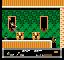 Soluce de Little Nemo Dream Master sur Nes : Niveau 7 - Topsy Turvy