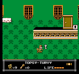 Soluce de Little Nemo Dream Master sur Nes : Niveau 7 - Topsy Turvy