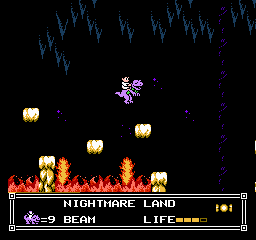 Soluce de Little Nemo Dream Master sur Nes : Niveau 8 - Nightmare Land