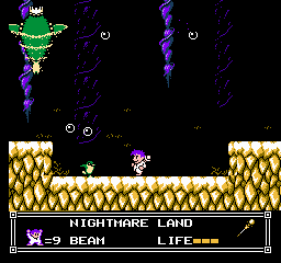 Soluce de Little Nemo Dream Master sur Nes : Niveau 8 - Nightmare Land