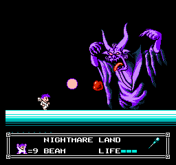 Soluce de Little Nemo Dream Master sur Nes : Niveau 8 - Nightmare Land