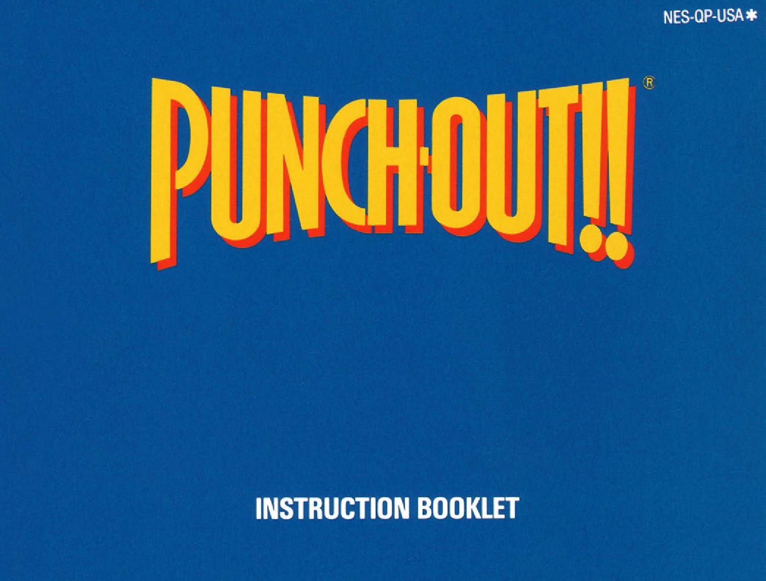 Mike Tyson's Punch-Out!! sur Nes : La notice