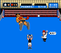 Mike Tyson's Punch-Out : Minor Circuit - match 3 : Piston Honda