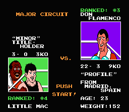 Myke Tyson Punch-Out sur Nes :Introduction