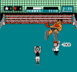 Mike Tyson's Punch-Out : World Circuit - match 1 : Piston Honda