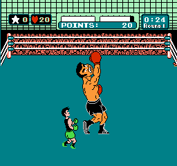 Mike Tyson's Punch-Out : World Circuit - match 1 : Piston Honda