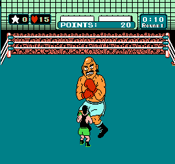 Mike Tyson's Punch-Out : World Circuit - match 3 : Bald Bull