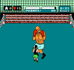 Mike Tyson's Punch-Out : World Circuit - match 3 : Bald Bull