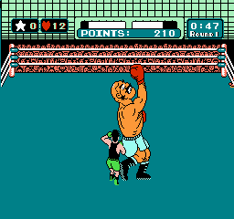 Mike Tyson's Punch-Out : World Circuit - match 3 : Bald Bull