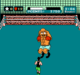 Mike Tyson's Punch-Out : World Circuit - match 3 : Bald Bull