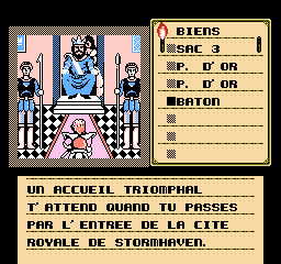 Shadowgate sur nes : Epilogue (fin du jeu) Shadowgate sur nes : Epilogue (fin du jeu)