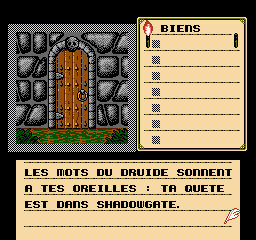 Shadowgate sur nes : Prologue (début du jeu) Shadowgate sur nes : Prologue (début du jeu)