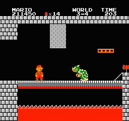 Bowser vous attend à la fin de chaque monde.