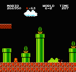 Mario est un plombier, d&rsquo;où un nombre impressionnant de tuyaux.