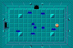 The legend of Zelda - Plan (carte) du niveau 1 de la quête 1 : L'Aigle (Zelda I Nes mini)