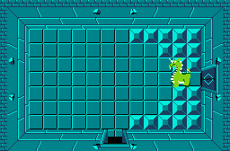 The legend of Zelda - Plan (carte) du niveau 1 de la quête 1 : L'Aigle (Zelda I Nes mini)