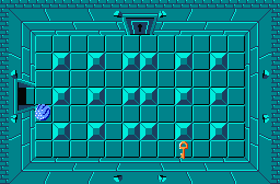 The legend of Zelda - Plan (carte) du niveau 1 de la quête 1 : L'Aigle (Zelda I Nes mini)