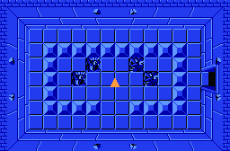 The legend of Zelda - Plan (carte) du niveau 2 de la quête 1 : La lune (Zelda I Nes mini)