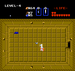 Zelda 1 - Solution du donjon 4 de la quête 1 : Le Serpent (Zelda I Nes mini)