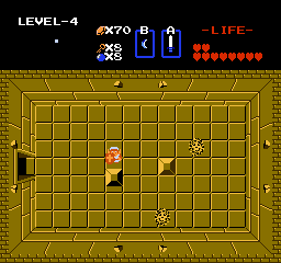 Zelda 1 - Solution du donjon 4 de la quête 1 : Le Serpent (Zelda I Nes mini)