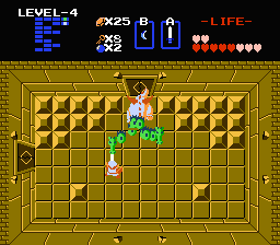Zelda 1 - Solution du donjon 4 de la quête 1 : Le Serpent (Zelda I Nes mini)