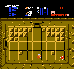 Zelda 1 - Solution du donjon 4 de la quête 1 : Le Serpent (Zelda I Nes mini)