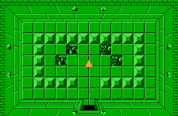The legend of Zelda - Plan (carte) du niveau 5 de la quête 1 : Le Lézard (Zelda I Nes mini)