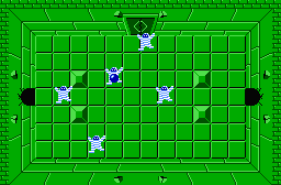 The legend of Zelda - Plan (carte) du niveau 5 de la quête 1 : Le Lézard (Zelda I Nes mini)